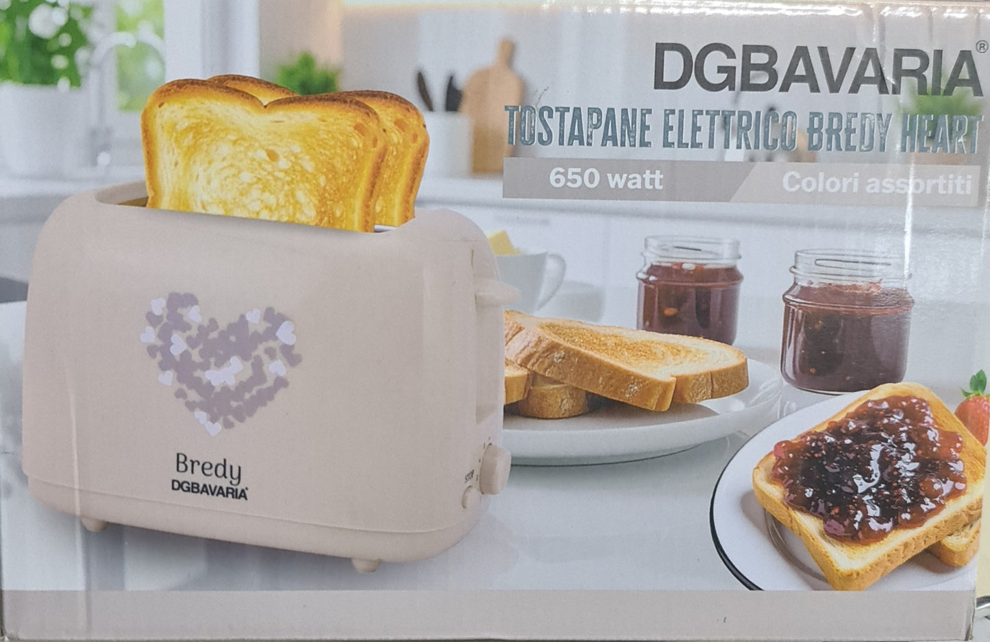 TOSTAPANE ELETTRICO | DGBAVARIA con cuore bredy 650watt