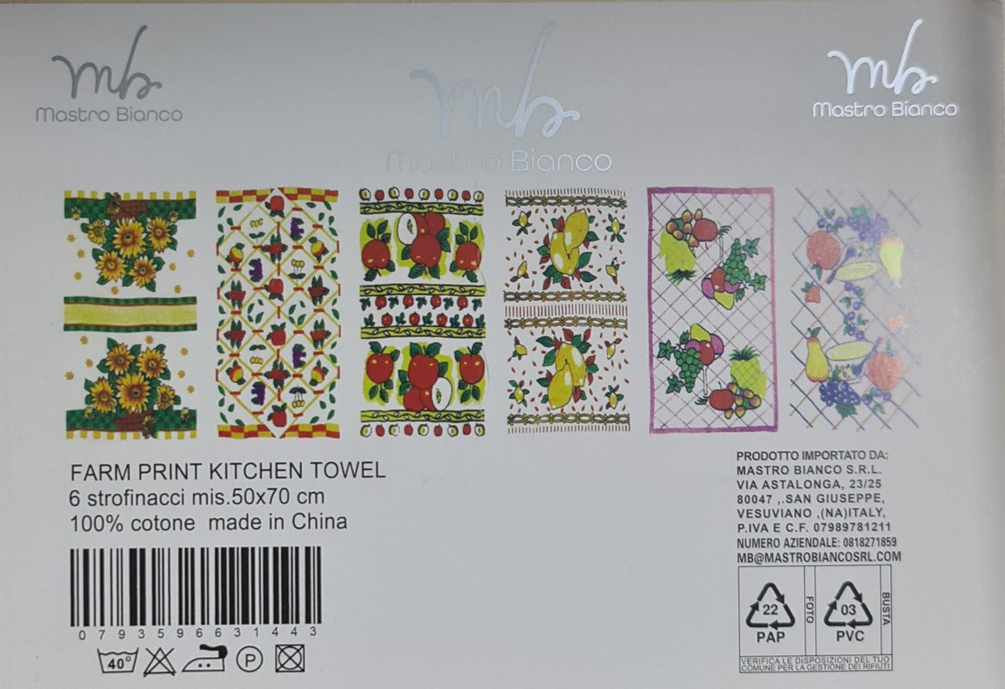 SET 6 STROFINACCI DA CUCINA  |in spugna 100%cotone