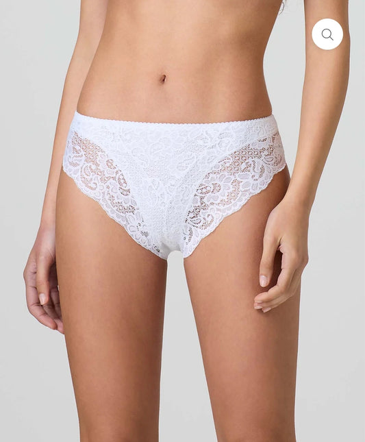 SLIP JADEA art.791  | in cotone modal con pizzo frontale