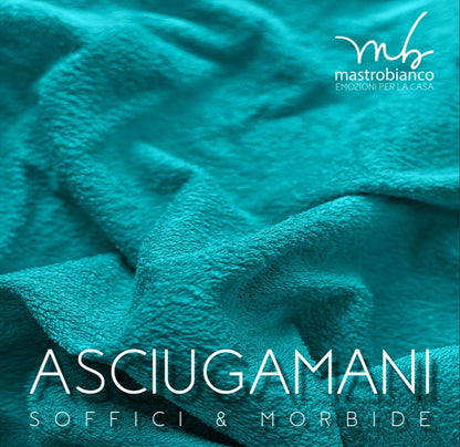 SET 3+3 ASCIUGAMANI MASTRO BIANCO |3 asciugamani + 3 ospiti in più varianti