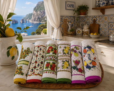 SET 6 STROFINACCI DA CUCINA  |in spugna 100%cotone