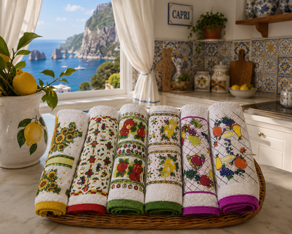 SET 6 STROFINACCI DA CUCINA  |in spugna 100%cotone