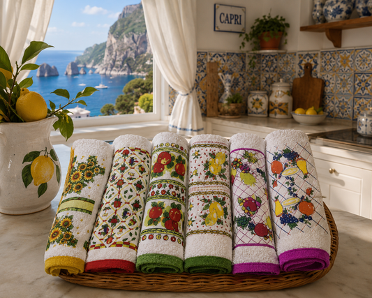 SET 6 STROFINACCI DA CUCINA  |in spugna 100%cotone