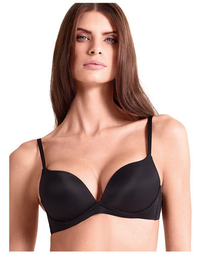 REGGISENO LORMAR art. Desiderio |push-up in microfibra senza ferretto +1 taglia