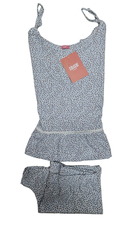 PIGIAMA IRGE DONNA art mic2343 | canotta spalla stretta + pantaloncino in 2 colori