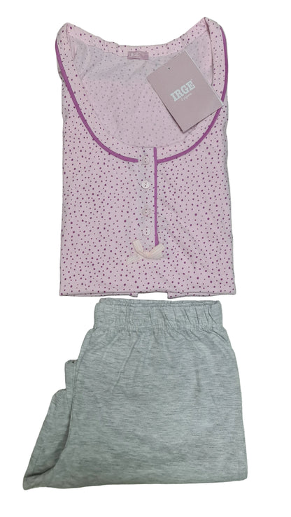 PIGIAMA IRGE DONNA art mic2029 | canotta spalla larga + bermuda in 2 colori
