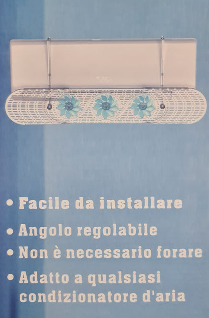 DEFLETTORE PER CONDIZIONATORE | con ventole per deviare l'aria